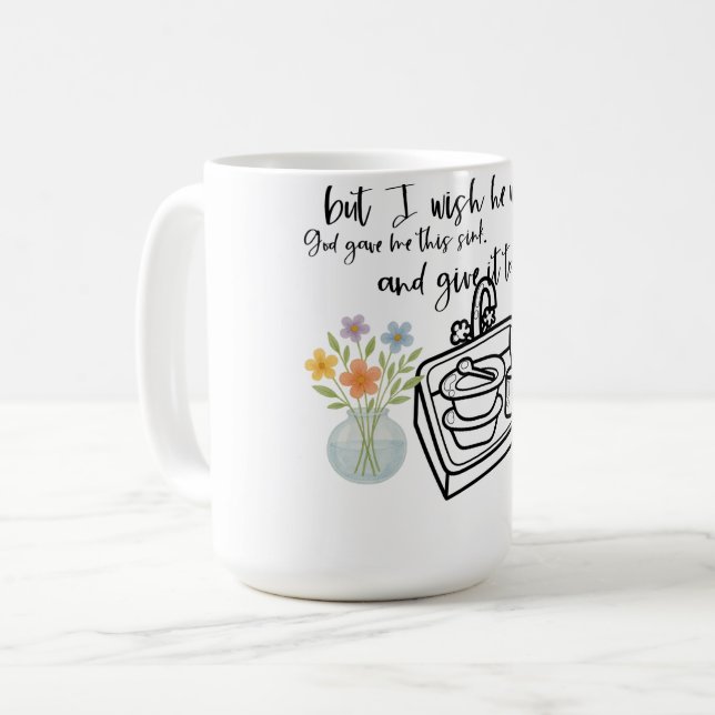 Tasse à café évier de cuisine (Devant gauche)