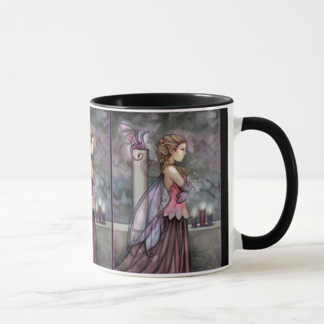 Tasse à café Fairy Dragon par Molly Harrison (Droite)