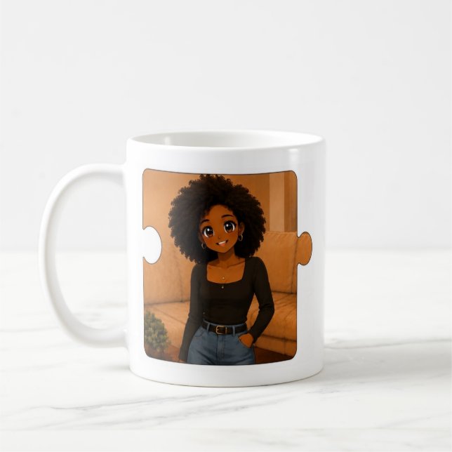 Tasse à café Famille Puzzle (Gauche)