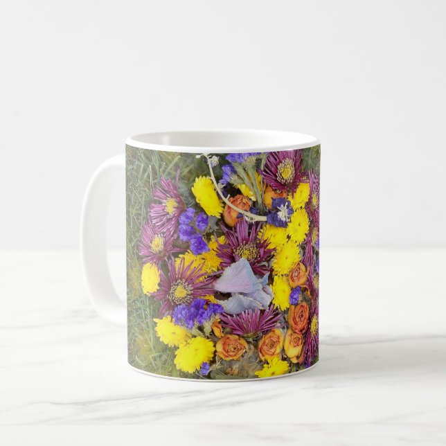 Tasse à café Fantaisie florale (Devant gauche)