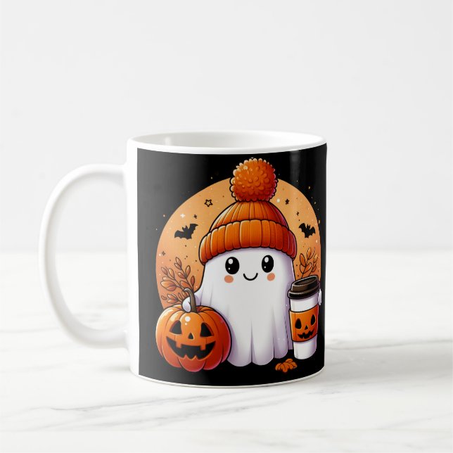 Tasse à café fantôme avec fantôme (Gauche)