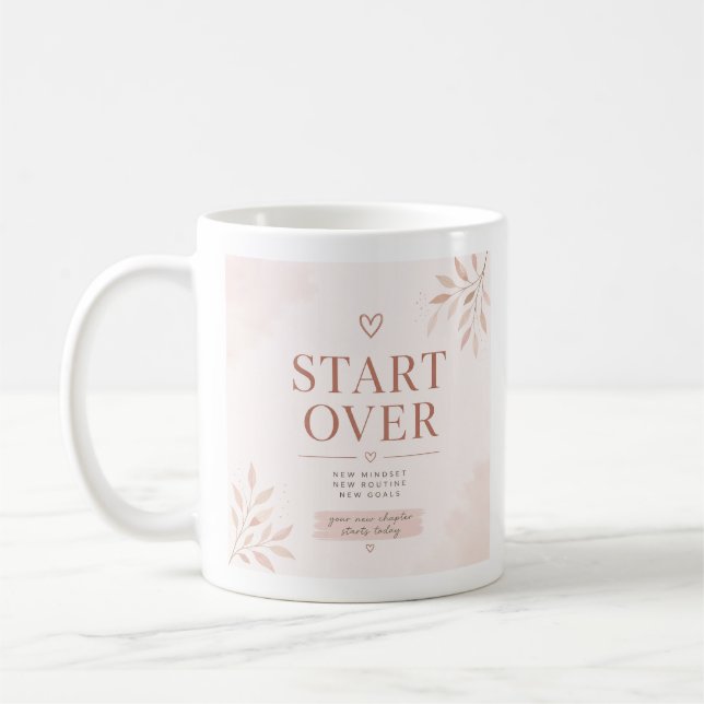 Tasse à café féminine minimaliste (Gauche)