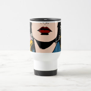 Tasse à café Femme Pop Art – Art de style comic ré