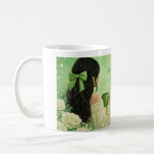 Tasse à café Fille Florale Cadeau de l'ère de Gu
