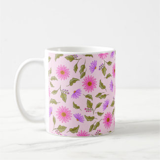 Tasse à café Fleur de cerisier en dentelle rose