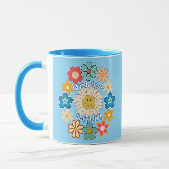 Tasse à café Fleur de Sourire 2 (Gauche)
