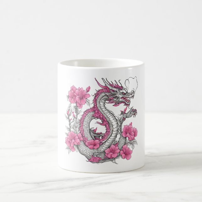 Tasse à café Fleur Dragon (Centre)