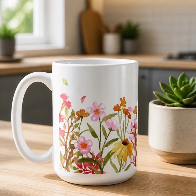 Tasse à café Fleur sauvage (Créateur téléchargé)