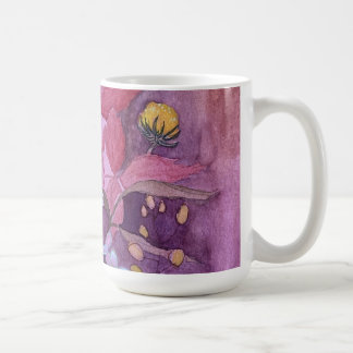 tasse à café fleurie