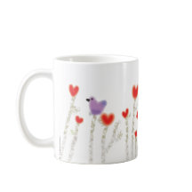 Tasse à café "Fleurs du Coeur"