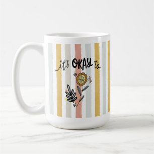 Tasse à café florale boho, c'est permis
