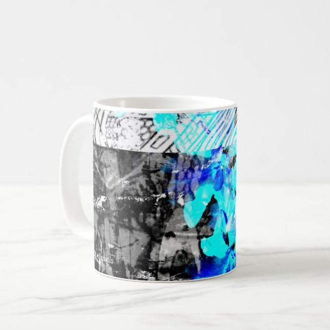 tasse à café "Focus Élevé" art abstrait par Duvall (Devant gauche)