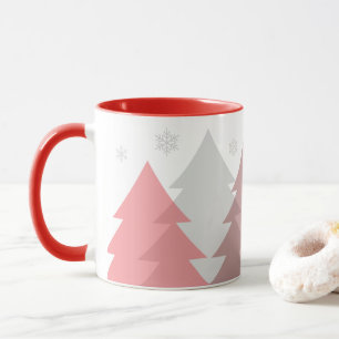 Tasse à café Forêts de Noël en Bois