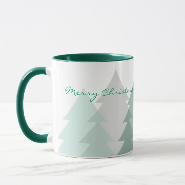 Tasse à café Forêts de Noël en Bois (Gauche)