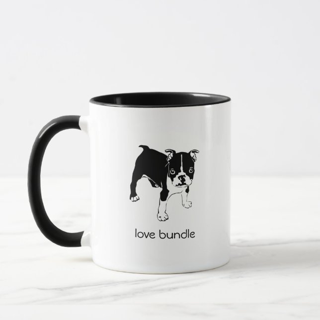 Tasse à café French Bulldog Puppy Love Bundle (Gauche)