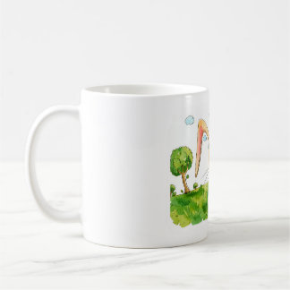 Tasse à café Funny Bunny - Lapin de dessin animé i