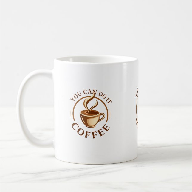 Tasse à café Funny You can do it (Gauche)