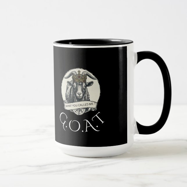 Tasse à café G.O.A.T. (Droite)