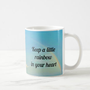 Tasse à café Gardez un petit arc-en-ciel