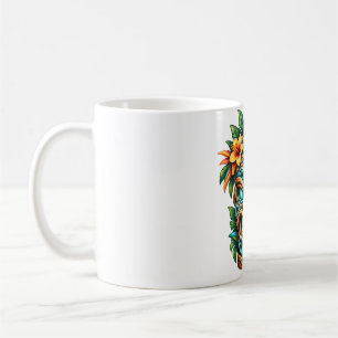 Tasse à café Gardien de Pétales de Turquoise