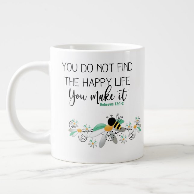 Tasse à café géante à deux côtés (Gauche)