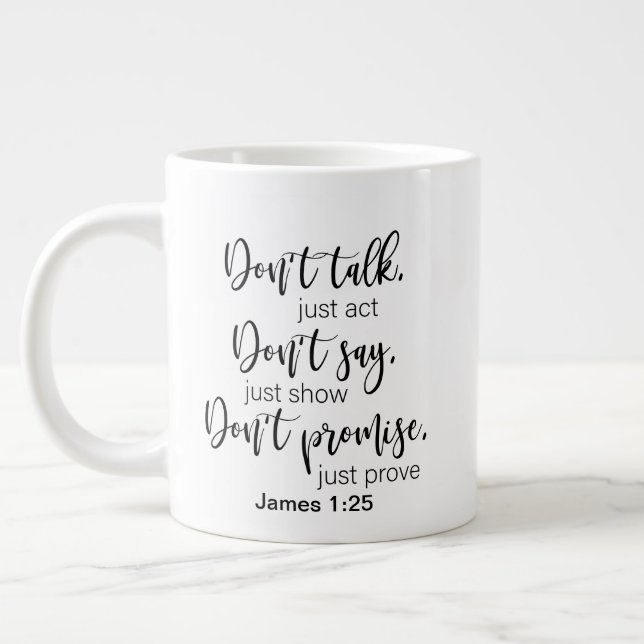 Tasse à café géante à deux côtés (Gauche)