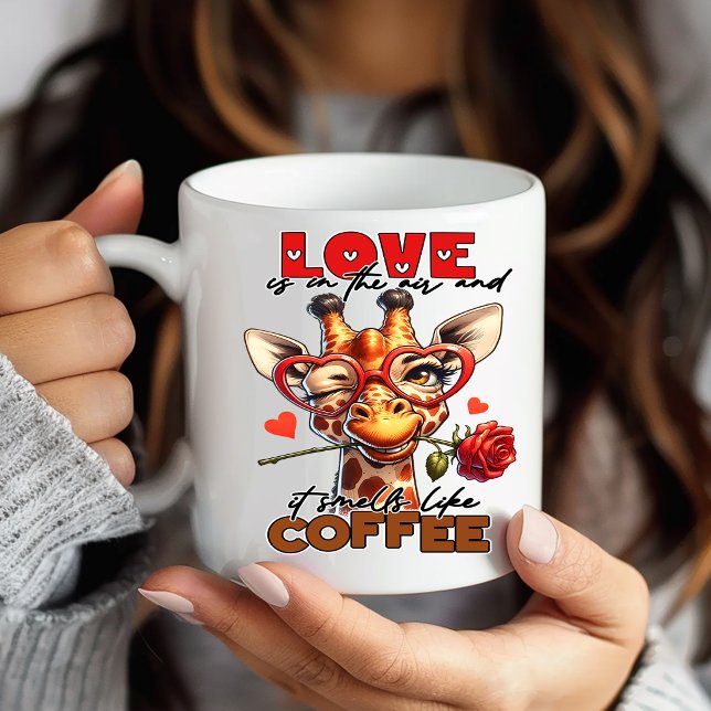 Tasse à café géante drôle de girafe (Créateur téléchargé)