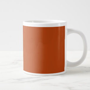 Tasse à café géante en rouille