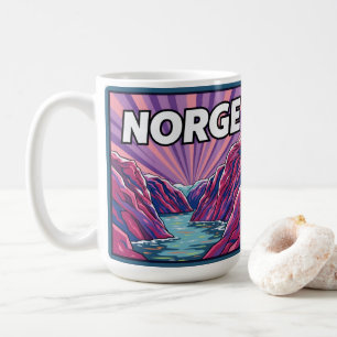 Tasse à café Geirangerfjords norvégiens Norge