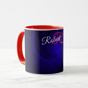 Tasse à café géométrique à double entonnoir invers