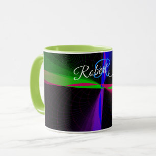 Tasse à café géométrique à quatre vagues