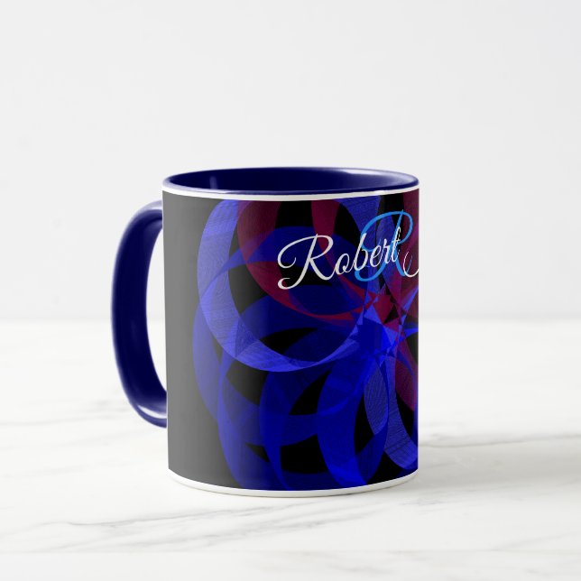 Tasse à café géométrique Figure 8 (Devant gauche)