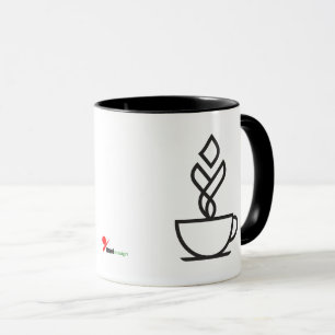 Tasse à café géométrique minimaliste – Art moderne