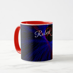 Tasse à café géométrique triangle accentué