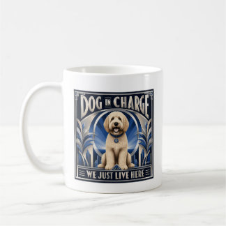 Tasse à café Golden Doodle Dirige la Maison - Mug