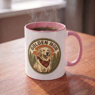 Tasse à café Golden Mom Cadeau pour maman de Gol