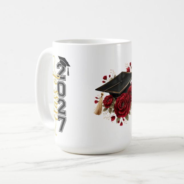Tasse à café Grad Red Roses (Devant gauche)