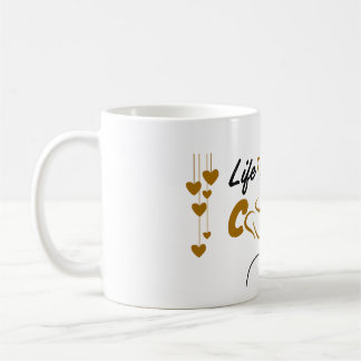 Tasse à café graphique à cœur mignon | Tasse class