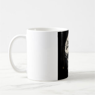 Tasse à café graphique vintage montagne La Légende