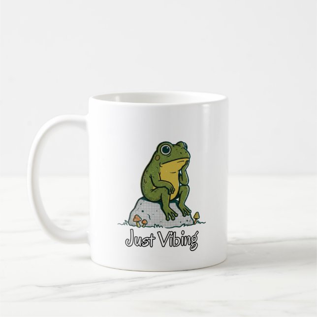 Tasse à café Grenouille Pensée Fantaisiste (Gauche)