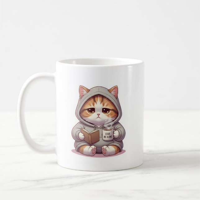 Tasse à café Grumpy Cat Non Pas aujourd'hui Cadeau (Gauche)