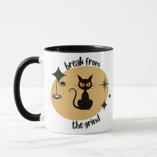 Tasse à café Halloween du milieu du siècle
