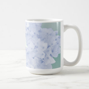 Tasse à café Hydrangeas Bleus de Style Campagnard