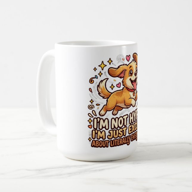 Tasse à café Hyper Chien (Devant gauche)