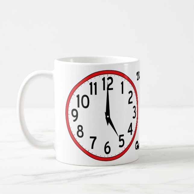 Tasse à café Il est temps de RENTRER À LA MAISON (Gauche)