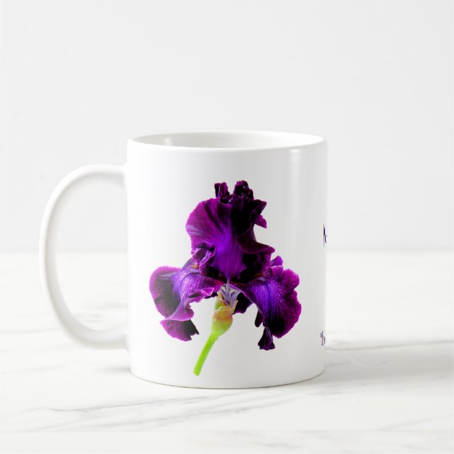Tasse à café Iris barbu grand (Gauche)