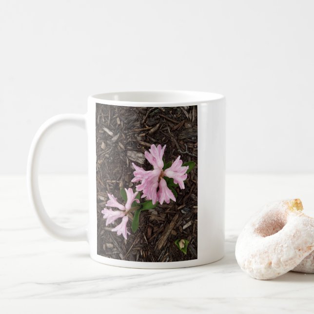 Tasse à café Jacinthe rose (Avec donut)
