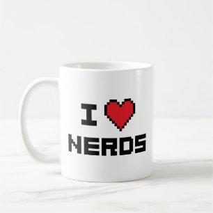 Tasse à café J'adore les nerds