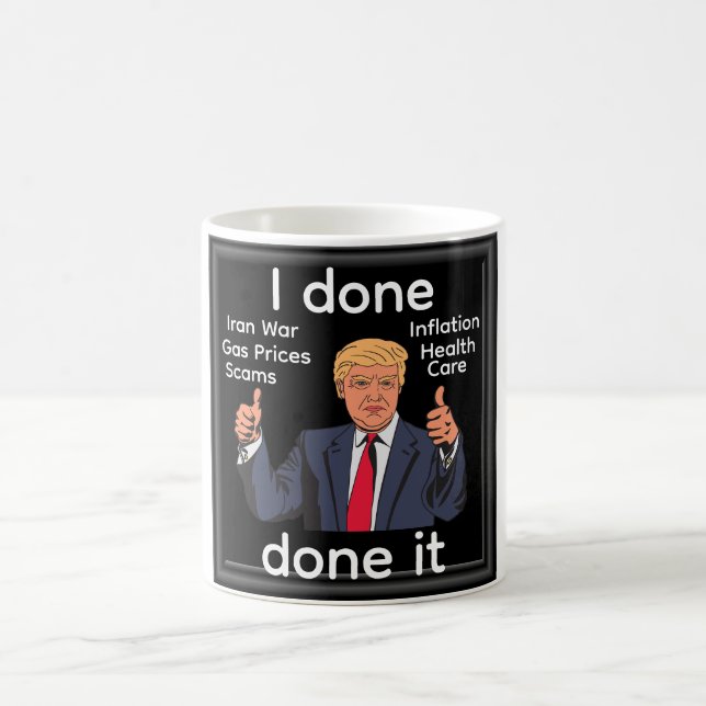 Tasse à café J'ai fini de le faire (Centre)