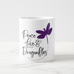 Tasse à café jolie libellule 